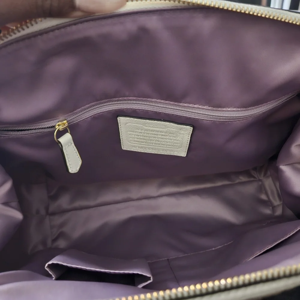 Coach Madison Embossed Python Leather Satchel - Picture 5 of 11